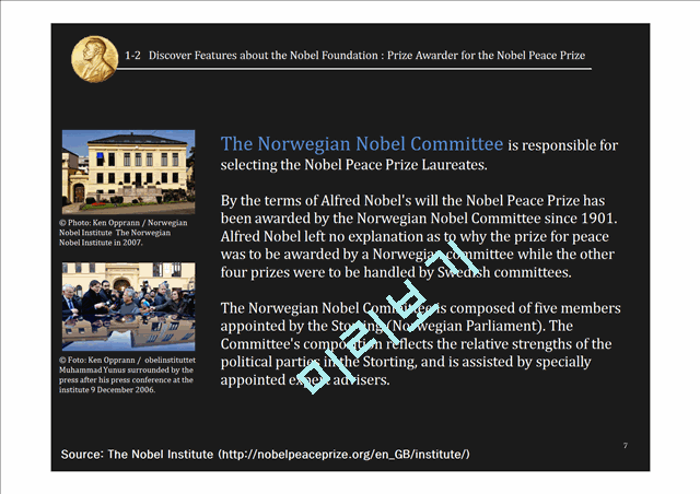 The Nobel Peace Prize What Nobel Really Wanted   (7 )